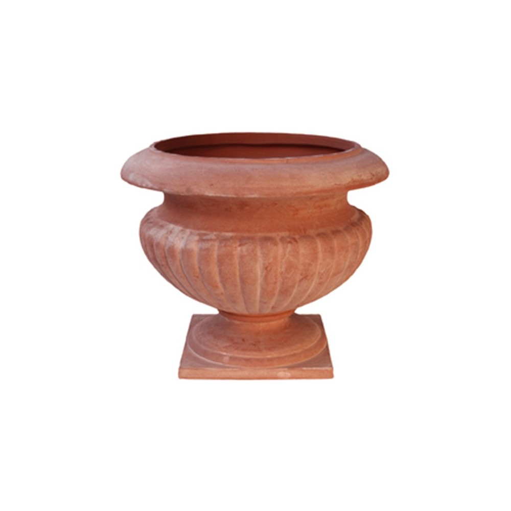 Terracotta Chalice Vase